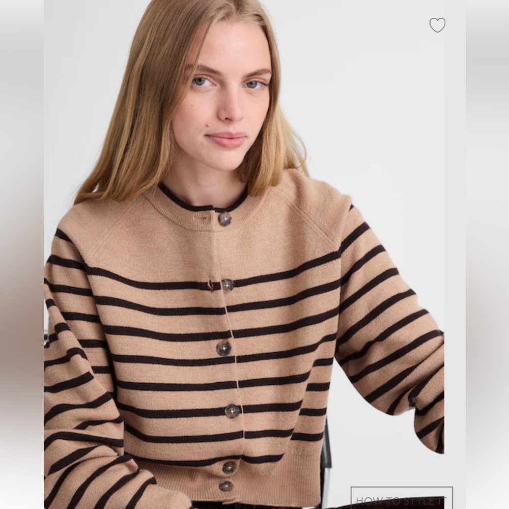Madewell Raglan-Sleeve Cropped Cardigan jn Merino Wool